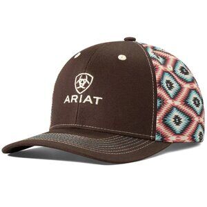 Ariat Women’s Aztec Brown Ball Cap Hat One Size (New)